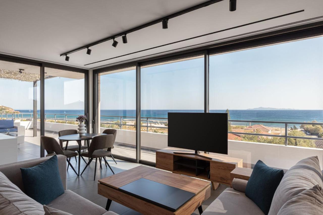 Sounio Panoramic Loft Appartement Kaap Soenion Buitenkant foto