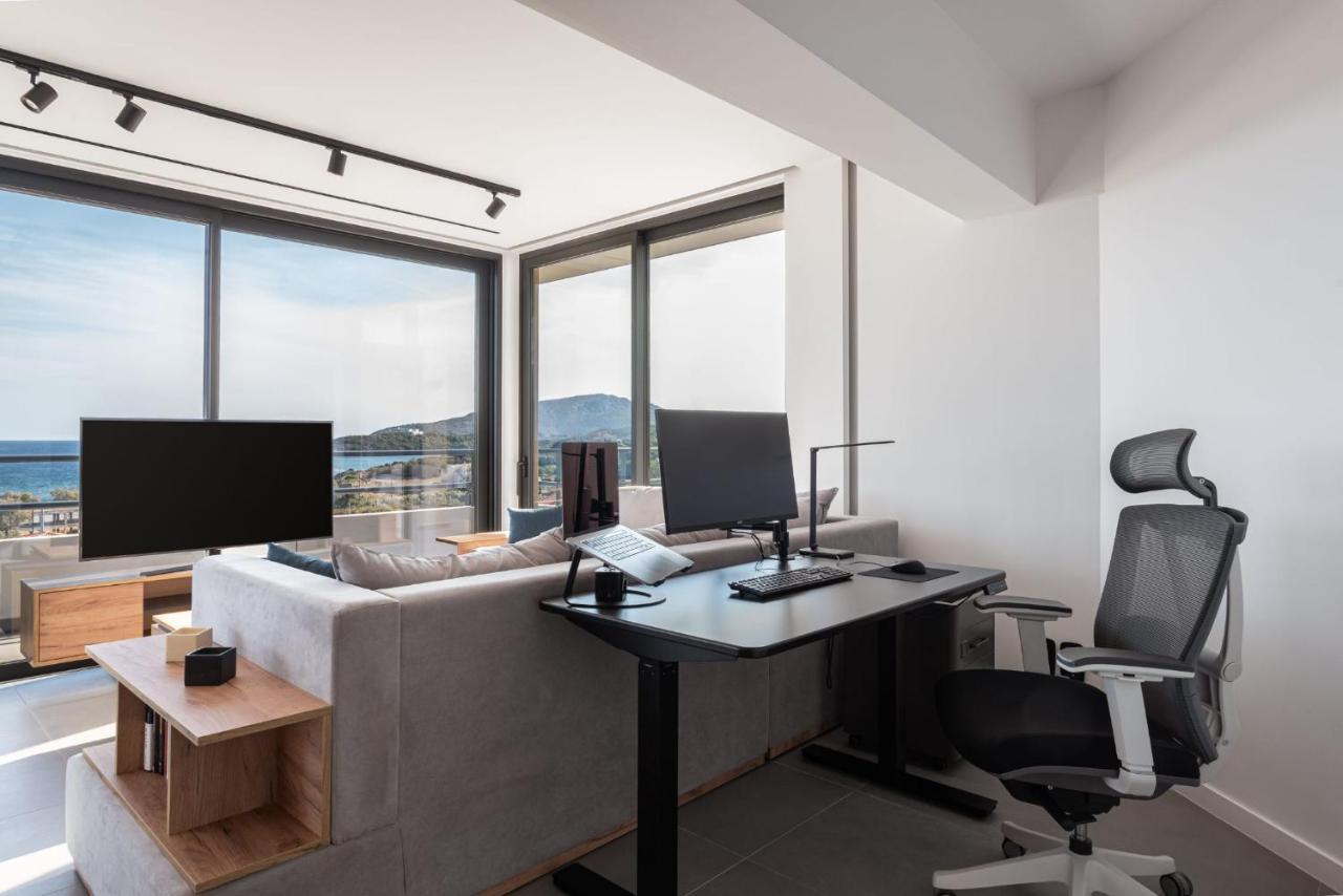 Sounio Panoramic Loft Appartement Kaap Soenion Buitenkant foto