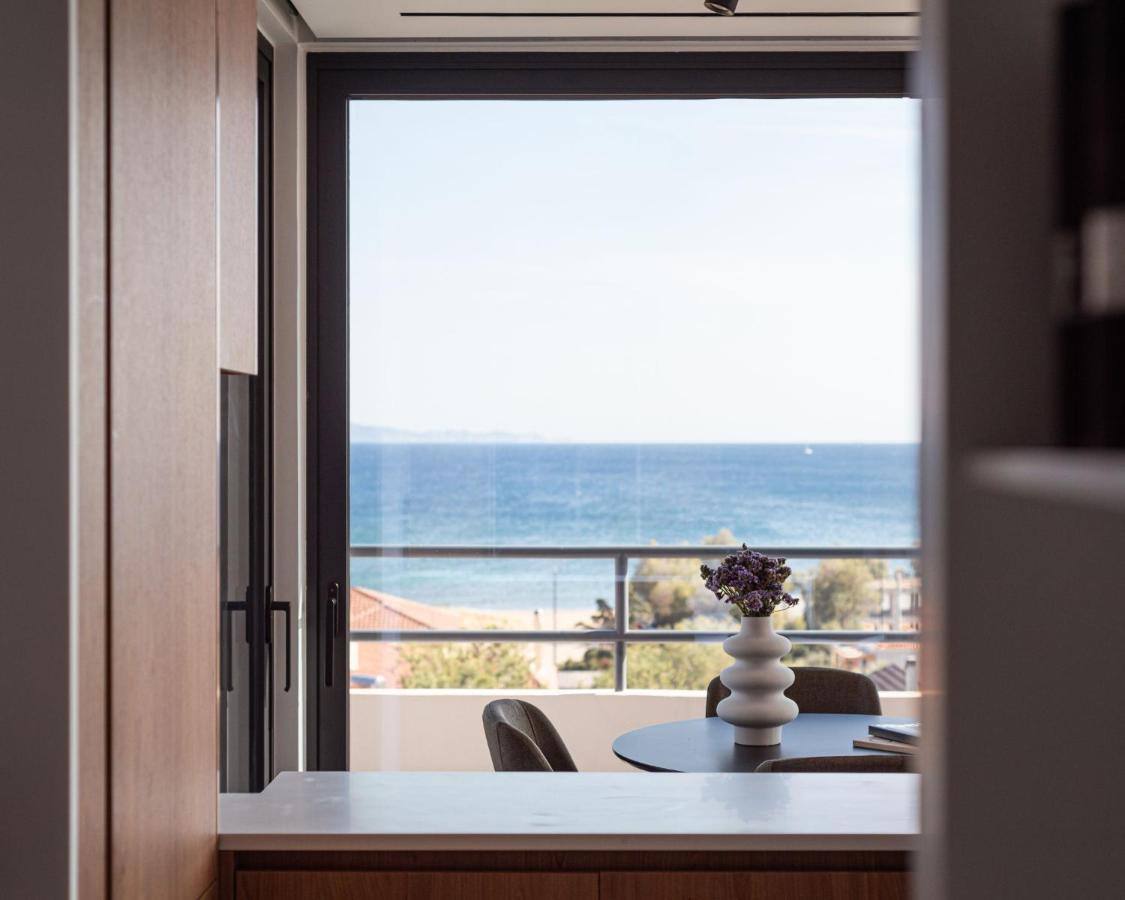 Sounio Panoramic Loft Appartement Kaap Soenion Buitenkant foto