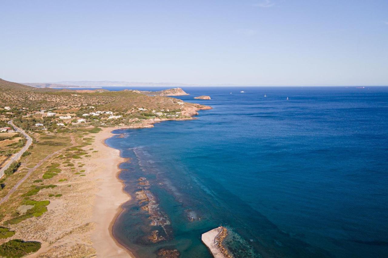 Sounio Panoramic Loft Appartement Kaap Soenion Buitenkant foto