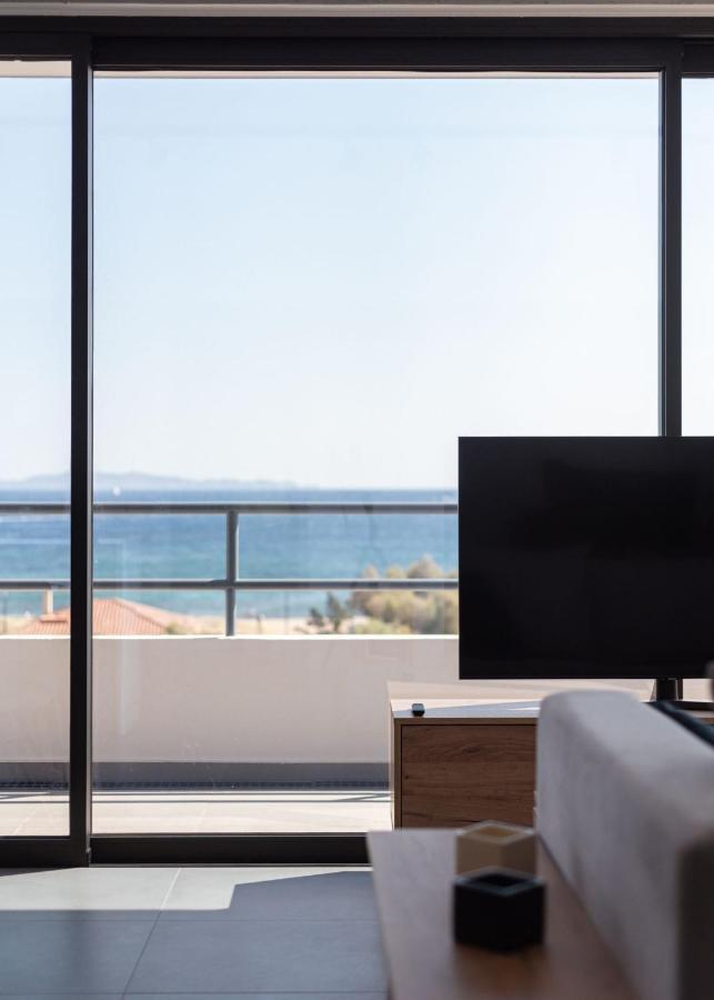Sounio Panoramic Loft Appartement Kaap Soenion Buitenkant foto